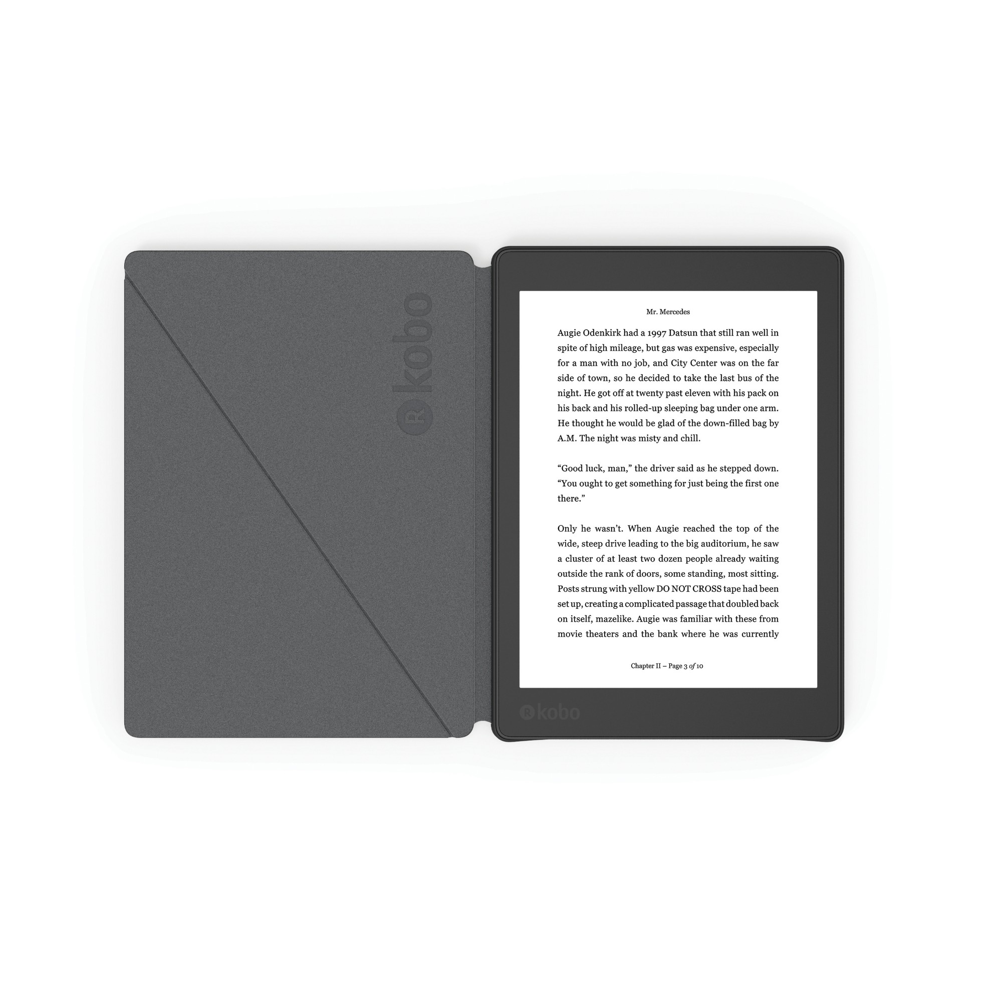 Kobo N709 AC BK E PU 7 8" Custodia a libro Nero custodia per e book reader