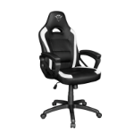 Trust GXT 701W RYON Universal gaming chair Padded seat Black, White