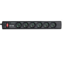 Eaton PS6F Overspanningsbeveiliging Zwart, Wit 6 AC-uitgang(en) 220 - 250 V 1 m