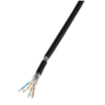 EFB Elektronik 99262.100 netwerkkabel Zwart 100 m Cat7 S/FTP (S-STP)