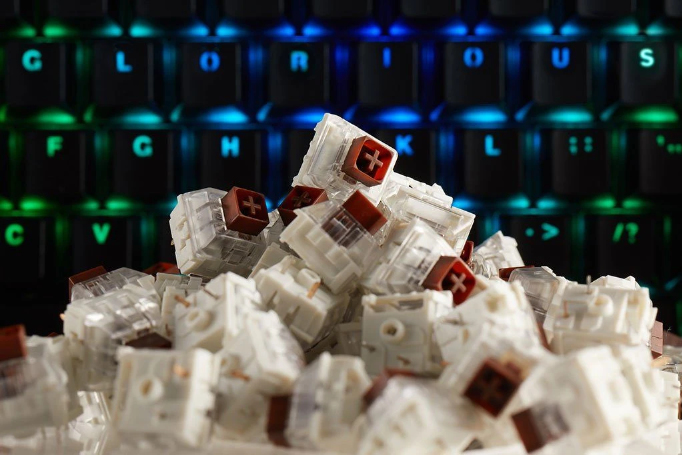 KAI-BROWN GLORIOUS PC GAMING RACE Kailh Box Brown Switches (120 pieces)