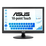 ASUS VT168HR 39.6 cm (15.6") 1366 x 768 pixels Multi-touch Black