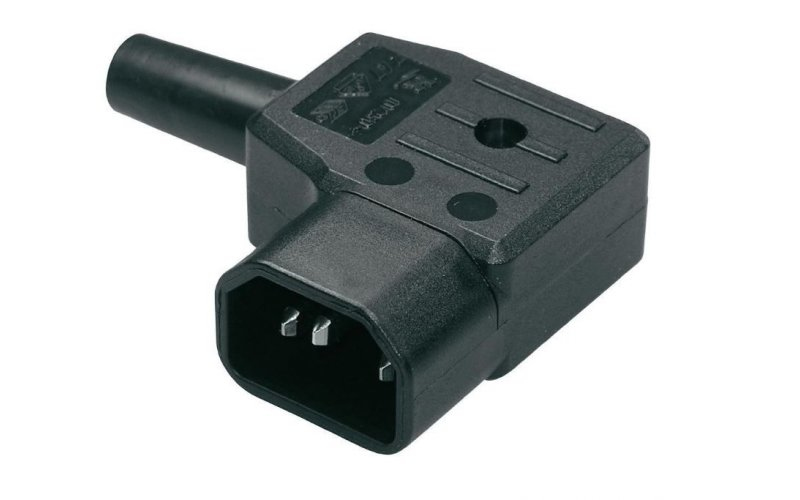 Mercodan 941239 electrical power plug C14 Black