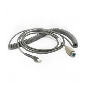 Image of Zebra CBA-U08-C15ZAR USB cable 4.5 m USB A Grey