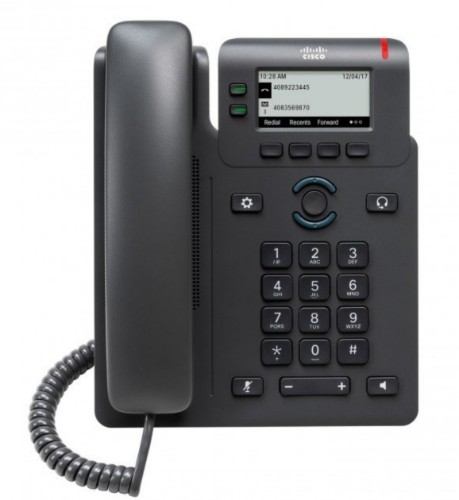 Cisco 6821 IP phone Black 2 lines