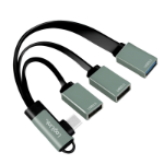 LogiLink UA0361 interface hub USB 3.2 Gen 1 (3.1 Gen 1) Type-C 5000 Mbit/s Silver