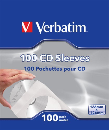 Verbatim CD Sleeves (Paper) 100pk