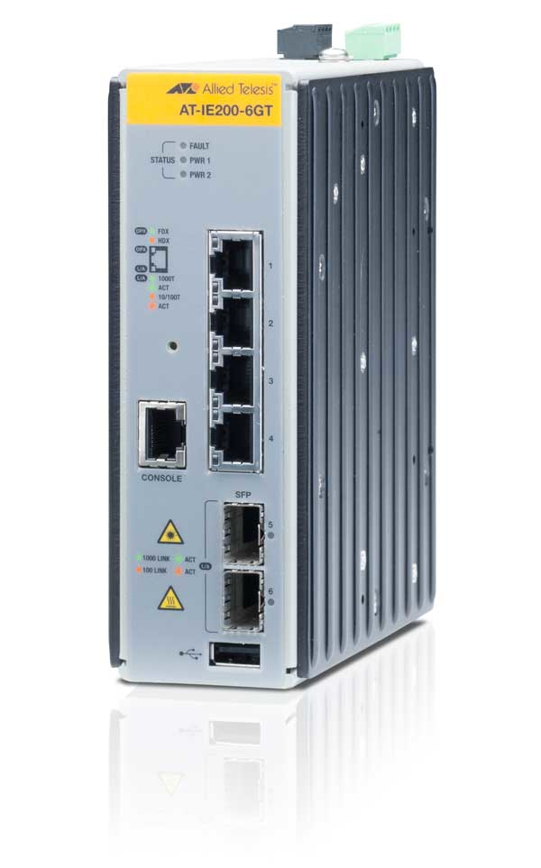 Allied Telesis AT-IE200-6GT Managed L2 Gigabit Ethernet (10/100/1000)