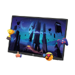 Vorago led-p15 monitor de computadora 39.6 cm (15.6") 1080 x 1920 Pixeles Full HD Negro
