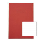 Rhino 13 x 9 Oversized Exercise Book 40 Page, Red, F12 (Pack of 100)