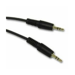 Rose 3.5mm, M-M, 20 ft audio cable 6 m Black