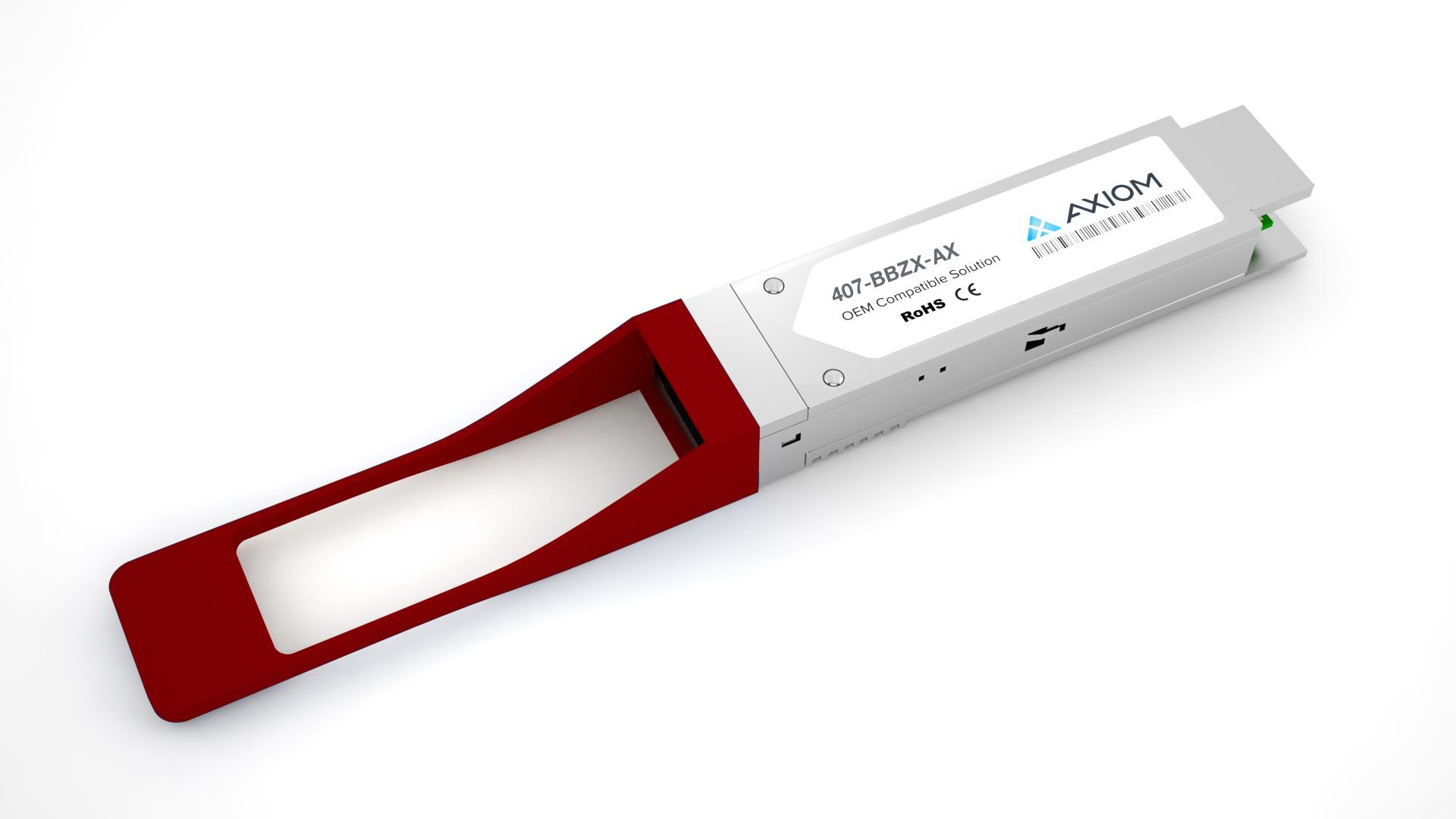Axiom 407-BBZX-AX Compatible 100G QSFP28 40 km Transceiver Axiom 407-BBZX-AX Compatible 100G QSFP28 40 km Transceiver
