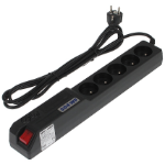 HSK DATA acar 504 W Black 5 AC outlet(s) 230 V 3 m