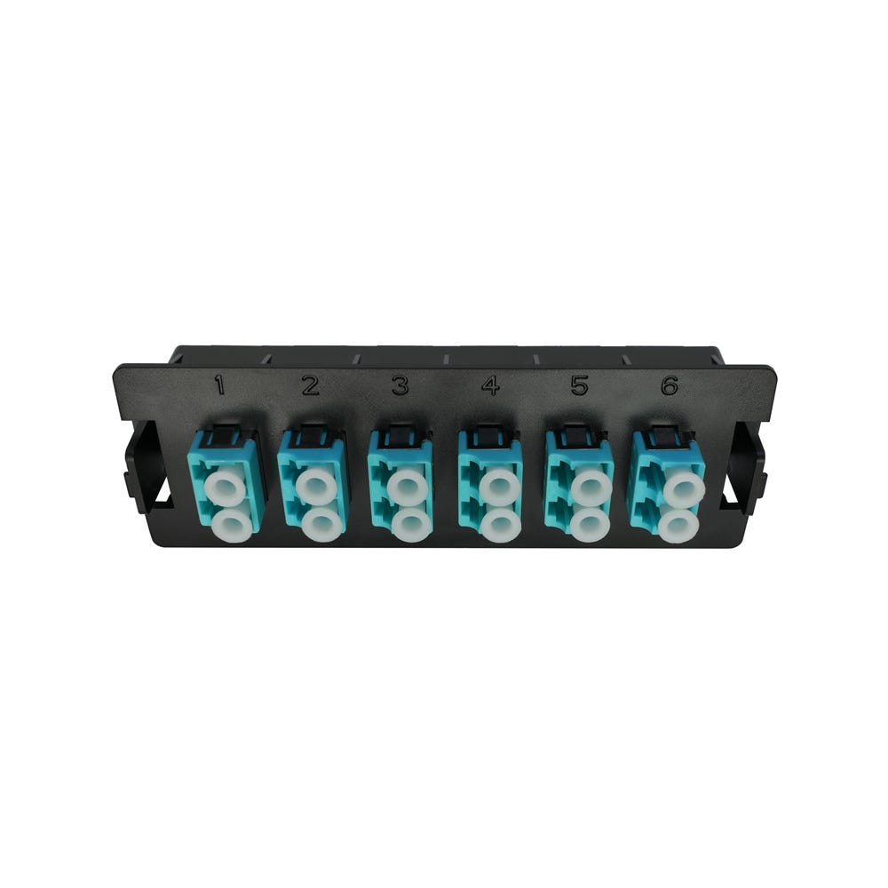 Cablenet CNL 6P DX 12F OM4 LC Adp Plate Aq