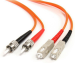 StarTech.com Cable de Fibra Óptica Patch Multimodo 62,5/125 Dúplex ST a SC de 3m – Naranja