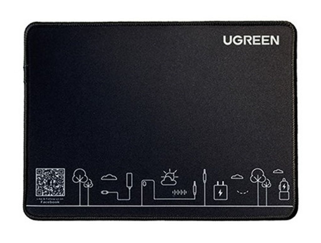 EU Product - Non-slip Mouse Pad, 26 x 21 cm - Black thumbnail