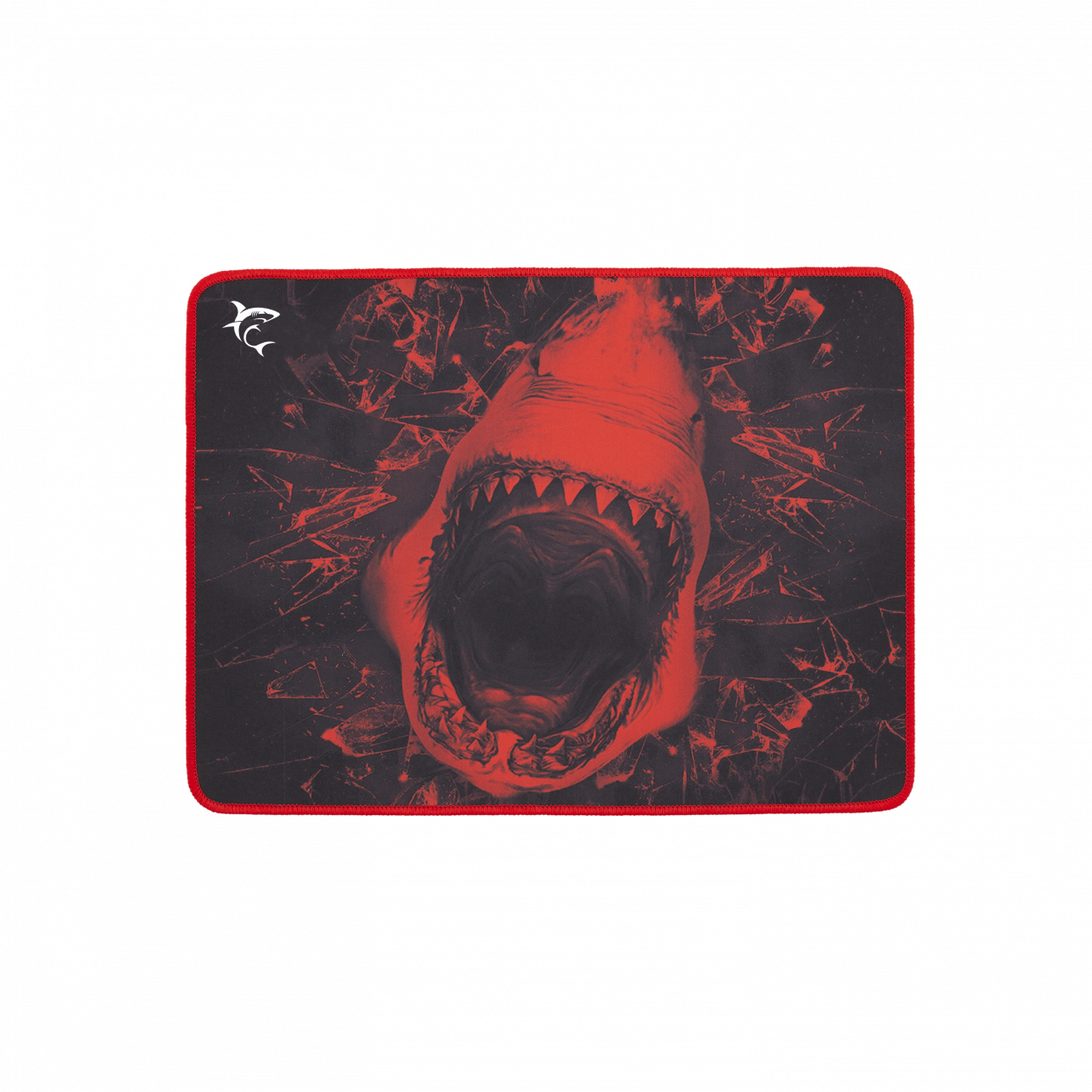 White Shark SKYWALKER M Gaming mouse pad Black, Red