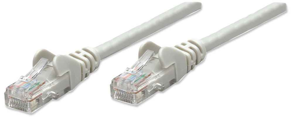 Image of Intellinet Network Patch Cable, Cat6, 3m, Grey, CCA, U/UTP, PVC,...