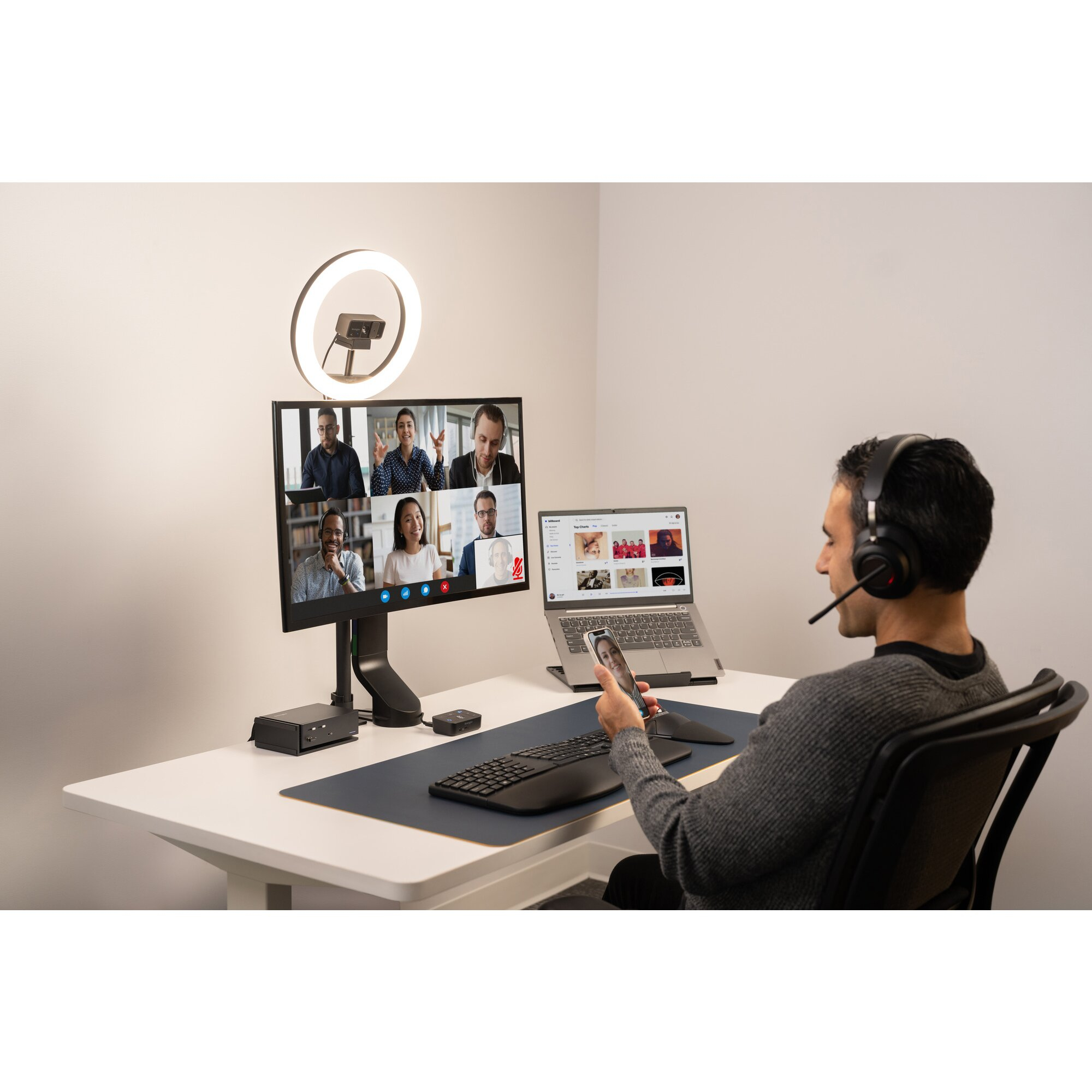 Kensington Smartfit Space Saving Single Monitor Arm K55512WW