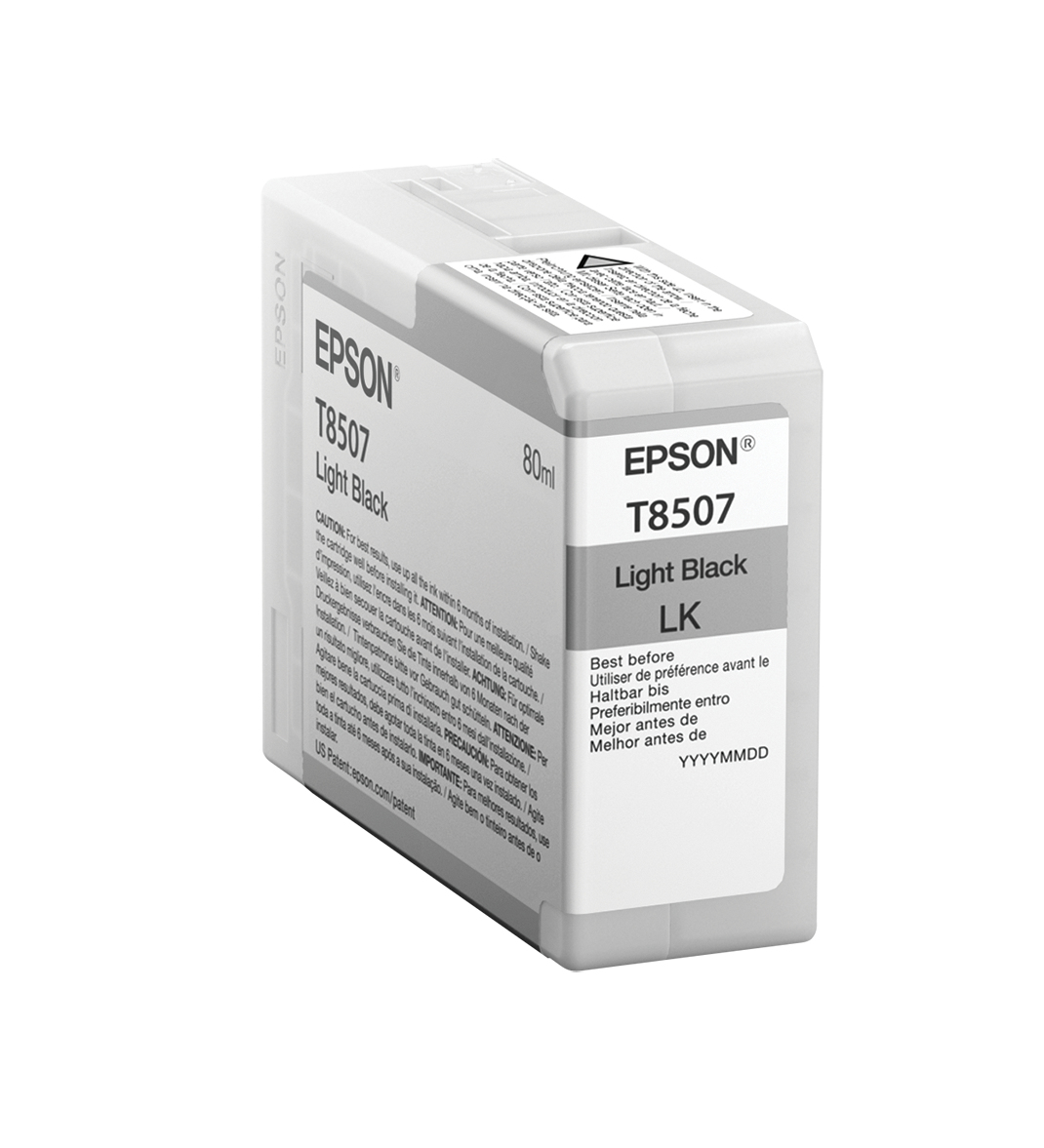 Image of Epson C13T850700/T8507 Ink cartridge light black 80ml for Epson...