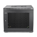 Rocstor Y10E005-B1 rack cabinet 9U Wall mounted rack Black