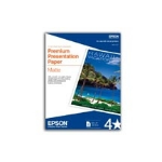 Epson Premium Presentation Paper Matte - 8.5" x 11" - 100 sheets photo paper