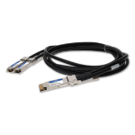 AddOn Networks QDD-2X200G-2M-AO InfiniBand/fibre optic cable 78.7" (2 m) QSFP-DD 2x QSFP56 DAC Black