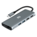Adesso AUH-4040 laptop dock/port replicator Wired USB 3.2 Gen 1 (3.1 Gen 1) Type-C Grey
