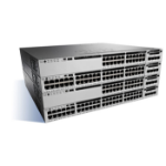 Cisco Catalyst C3850-24P-E, Refurbished Managed Gigabit Ethernet (10/100/1000) Power over Ethernet (PoE) Black, Grey