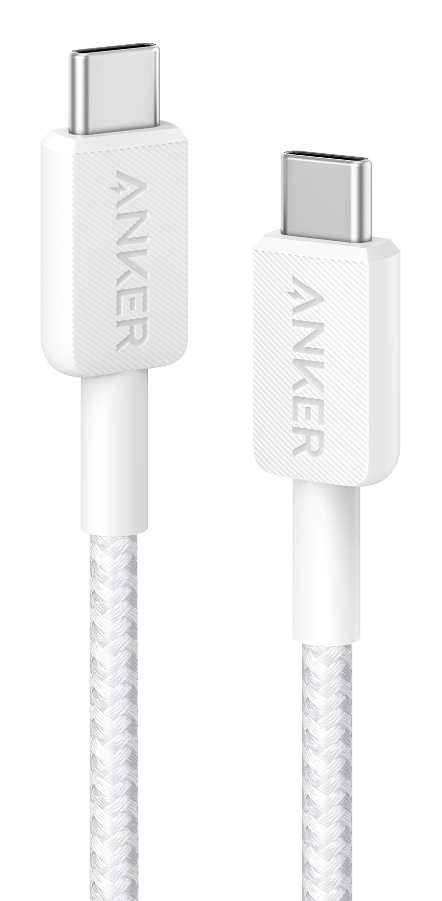 Anker White Braided Usb-C To Usb-C Charging Cable 0.9 M.
