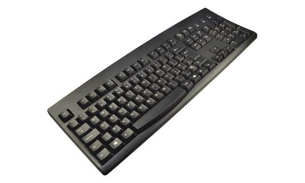 Image of PSA Parts KYBAC301-UBLK-GR keyboard USB QWERTZ German Black