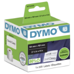 Dymo 99014/S0722430 DirectLabel-etikettes white 101mm x 54mm for Dymo 400 Duo/60mm