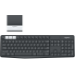 Logitech K375s Multi-Device teclado RF Wireless + Bluetooth QWERTY Internacional de EE.UU. Grafito, Blanco