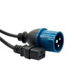 ACT Netsnoer CEE1 - C19 zwart 2,5 m