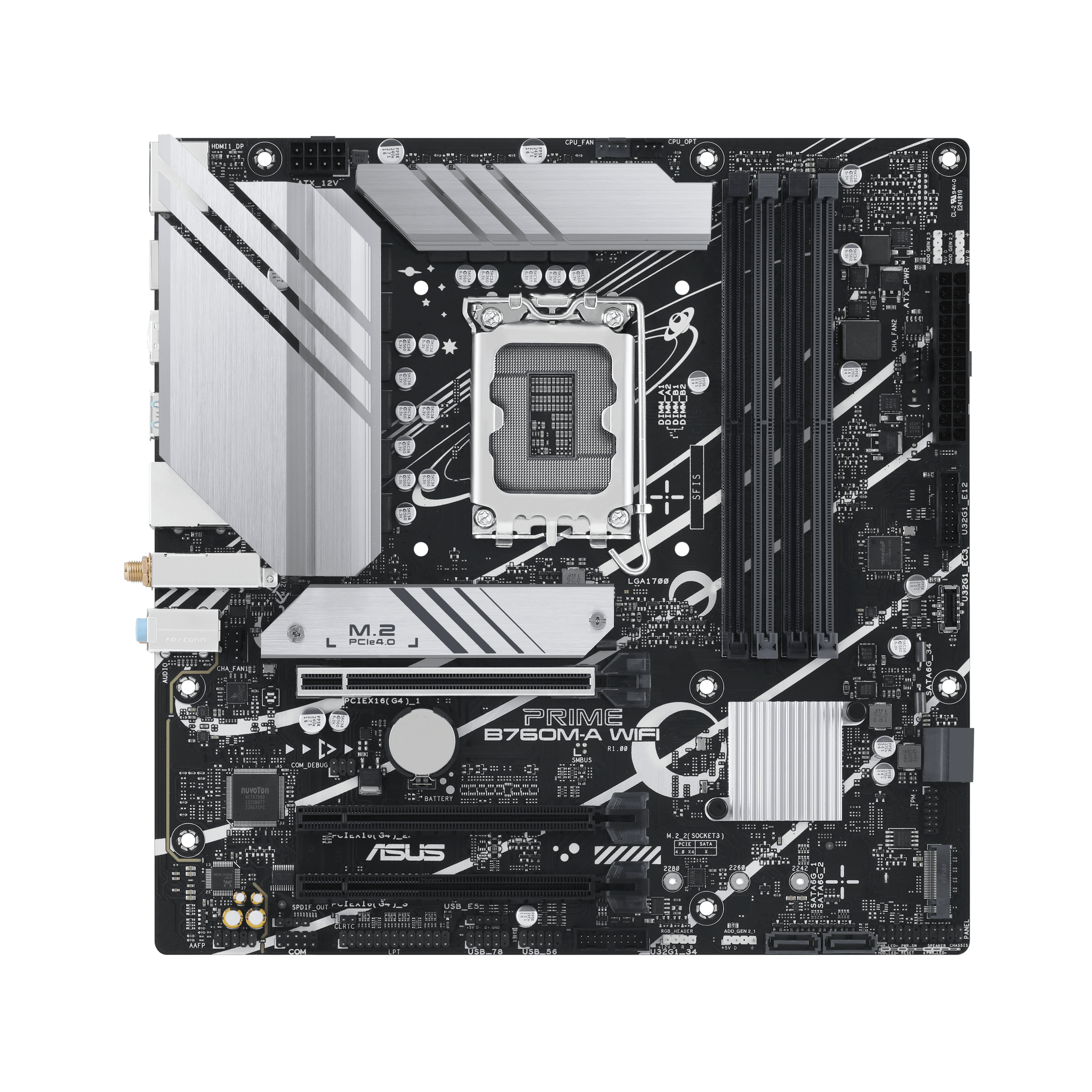 Image of ASUS PRIME B760M-A WIFI Intel B760 LGA 1700 micro ATX