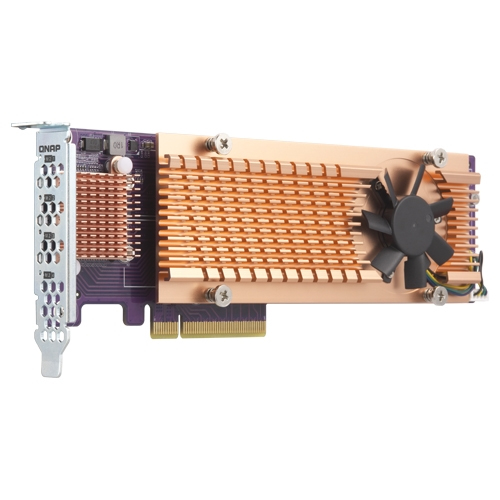 Image of QNAP QM2-4P-384 interface cards/adapter Internal PCIe