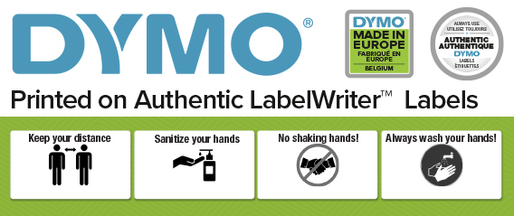 Dymo 99014/S0722430 DirectLabel-etikettes white 101mm x 54mm for Dymo 400 Duo/60mm
