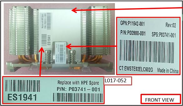 P03741-001 rack accessory Cooling unit