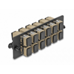 DeLOCK 66927 glasvezeladapter SC/SC 1 stuk(s) Beige, Zwart