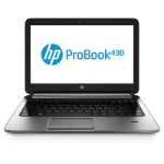HP ProBook 430 G1 Intel® Core™ i3 i3-4010U Laptop 13.3" HD 4 GB DDR3-SDRAM 320 GB HDD Windows 8 Pro Black, Silver