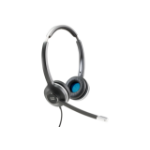 Cisco Headset 532, Wired Dual On-Ear Quick Disconnect Headset with USB-A Adapter, Charcoal, 2-Year Limited Liability Warranty (CP-HS-W-532-USBA=)
