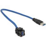 DeLOCK 86375 USB cable USB 3.2 Gen 1 (3.1 Gen 1) 0.5 m USB A Blue