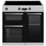 Beko 90cm Electric Induction Range Cooker - Stainless Steel