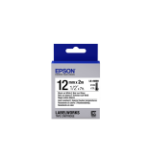 Epson C53S654025/LK-4WBH Ribbon black on white heat-resistant 12mm x 2m for Epson LabelWorks 4-18mm/36mm/6-12mm/6-18mm/6-24mm