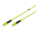 FDL 5M OM5 50/125 LC-LC 2.8mm FIBRE OPTIC CABLE - LIME GREEN