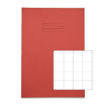 Rhino A4 Exercise Book 32 Page, Red, S20 (Pack of 100)