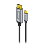 mBeat Tough Link 1.8m 16K USB-C to DP Cable - Space Grey 40Gbps USB-C (male) to DisplayPort 2.1 (male)