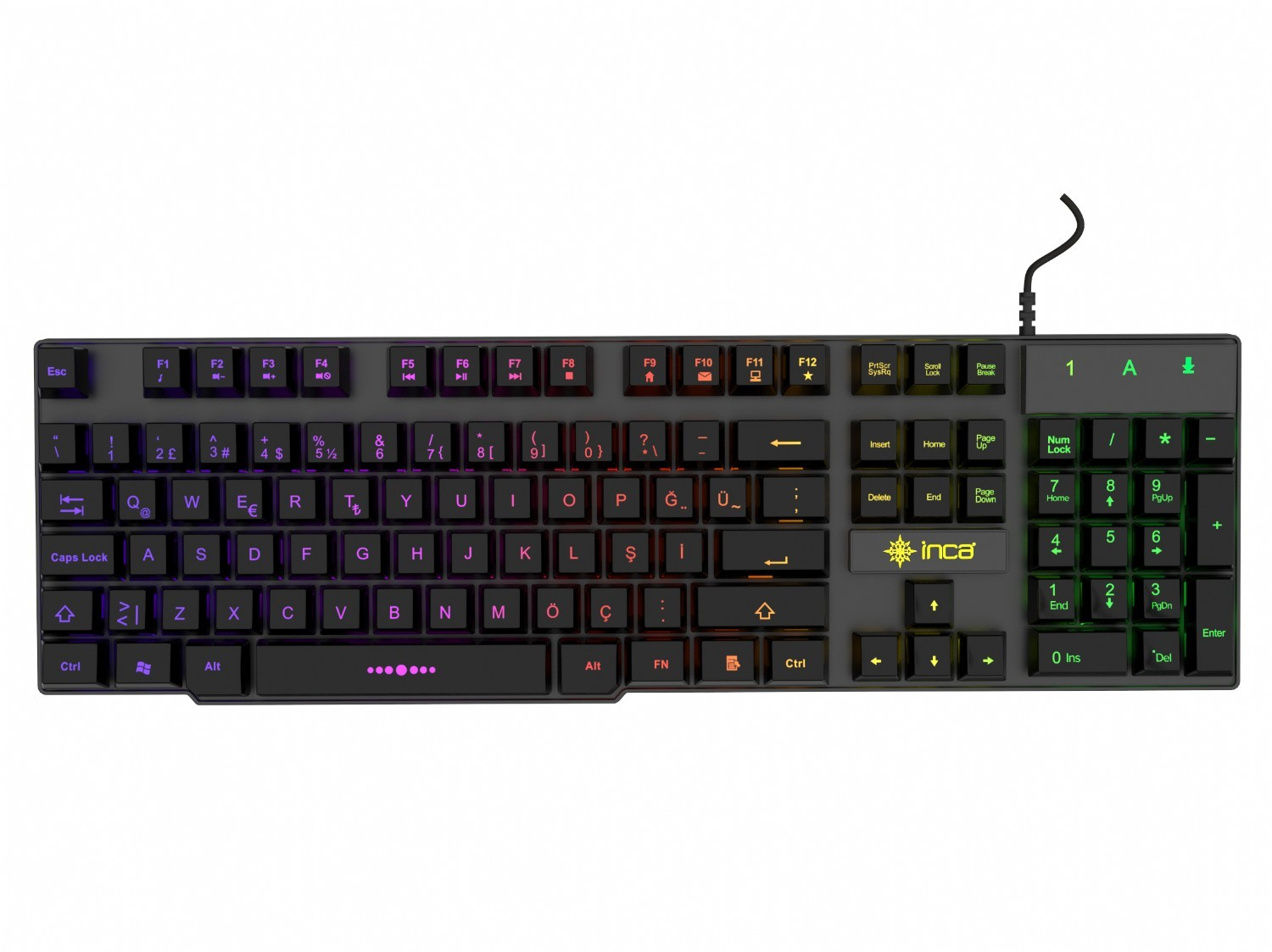 Inca IKG-446 keyboard Gaming USB Black