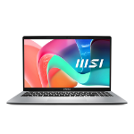 MSI Modern 15 F13MG-018BE Intel® Core™ i7 i7-1355U Laptop 39,6 cm (15.6") Full HD 16 GB DDR4-SDRAM 512 GB SSD Wi-Fi 6E (802.11ax) Windows 11 Home Zilver