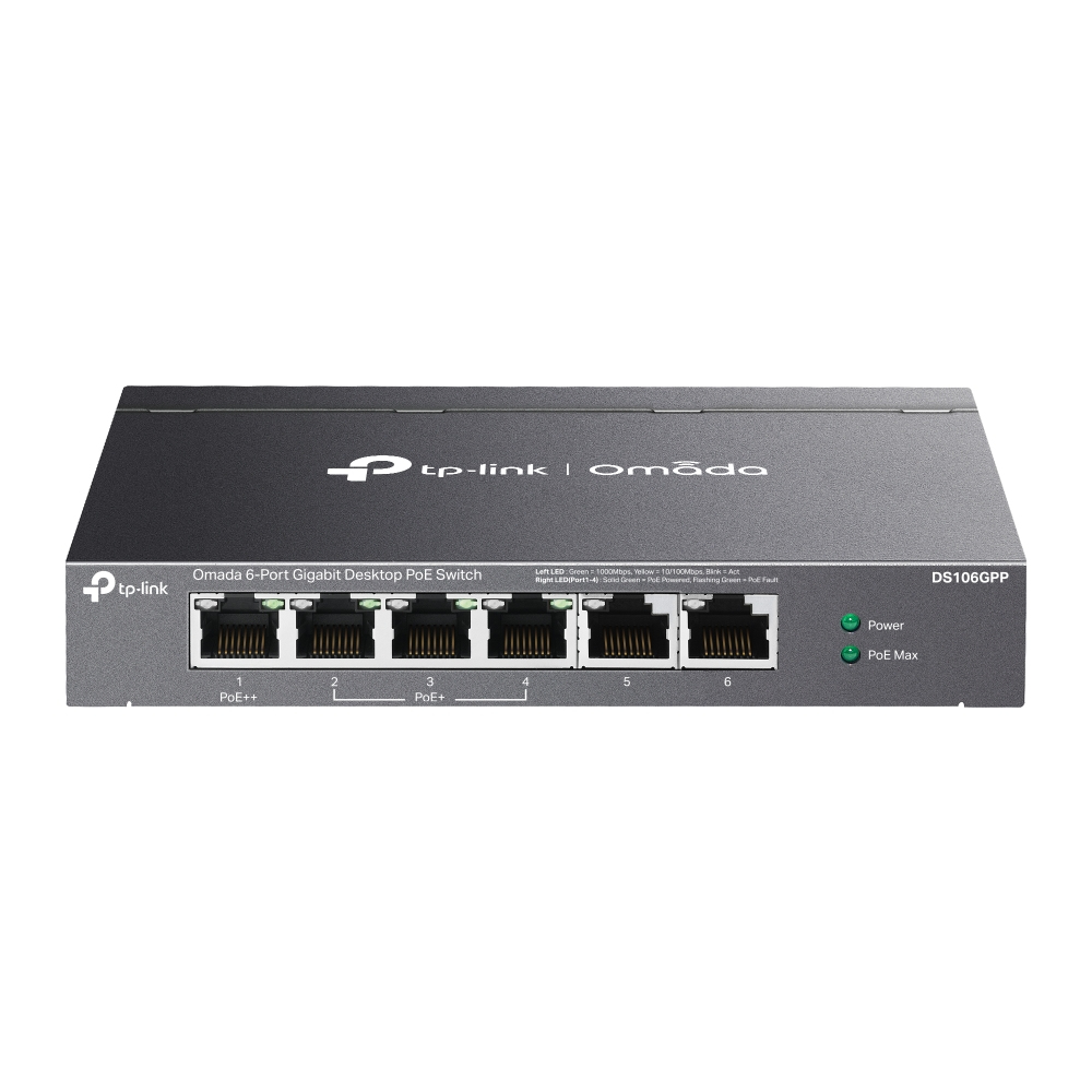TP-Link DS106GPP 6-Port Gigabit Network Switch